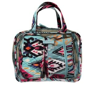 VERA BRADLEY 3 Piece Travel/Organizer Set Southwestern On The Go Pueblo Print